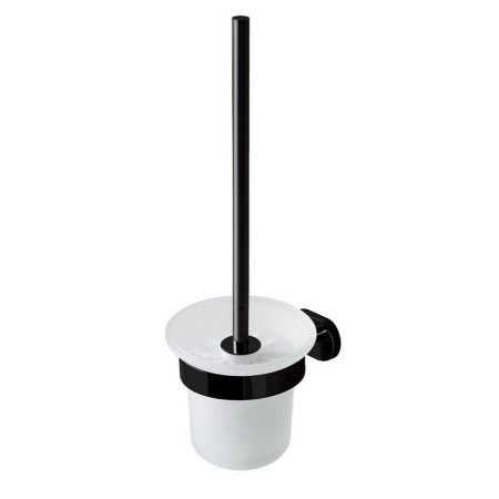Eastbrook Salerno Matt Black Toilet Brush and Holder