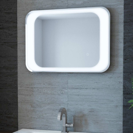 Eastbrook Treviso 500 x 700mm White LED Portrait Bathroom Mirror