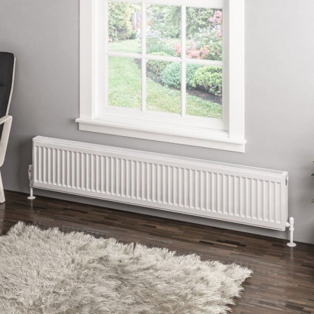 Eastbrook Type 11 300 x 1600mm Compact Panel Radiator Gloss White