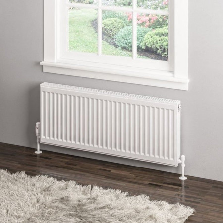 Eastbrook Type 11 400 x 1000mm Compact Panel Radiator Gloss White