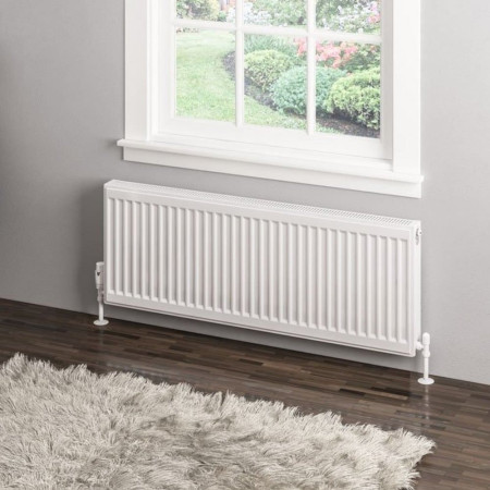 Eastbrook Type 11 400 x 1100mm Compact Panel Radiator Gloss White