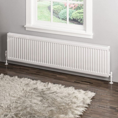 Eastbrook Type 11 400 x 1600mm Compact Panel Radiator Gloss White