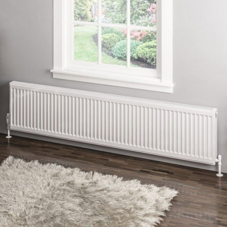 Eastbrook Type 11 400 x 1800mm Compact Panel Radiator Gloss White