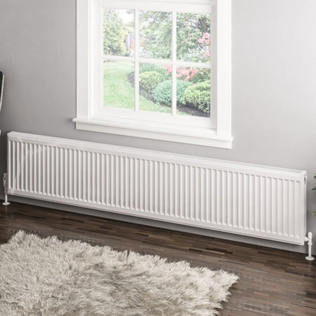 Eastbrook Type 11 400 x 2000mm Compact Panel Radiator Gloss White