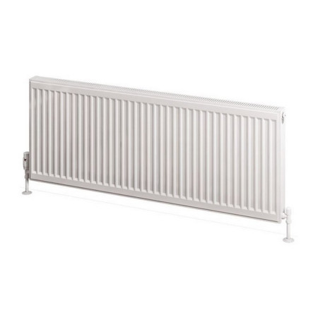 25.0041 Eastbrook Type 11 500 x 1300mm Compact Panel Radiator Gloss White Cut Out