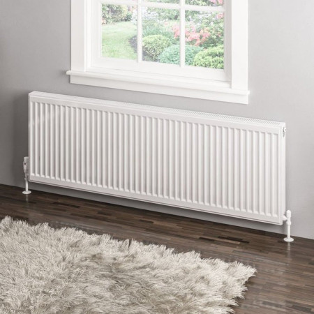 Eastbrook Type 11 500 x 1500mm Compact Panel Radiator Gloss White