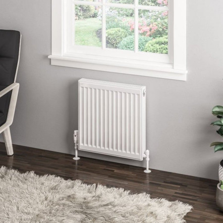 Eastbrook Type 11 500 x 500mm Compact Panel Radiator Gloss White