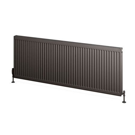 25.0125 Eastbrook Type 21 600 x 1600mm Compact Panel Radiator Matt Anthracite Cutout