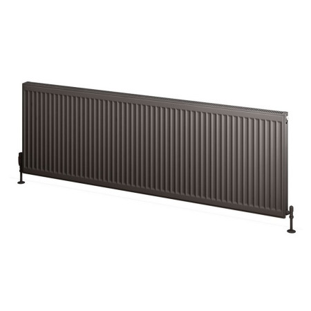 25.0126 Eastbrook Type 21 600 x 1800mm Compact Panel Radiator Matt Anthracite Cutout