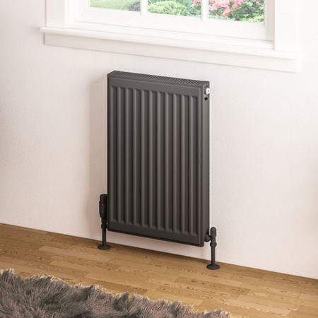 Eastbrook Type 21 600 x 400mm Compact Panel Radiator Matt Anthracite