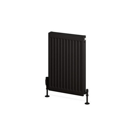 25.0070 Eastbrook Type 11 600 x 400mm Compact Panel Radiator Matt Black Cut Out