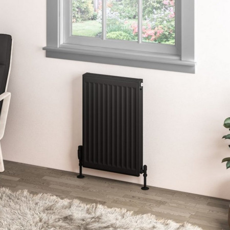 Eastbrook Type 11 600 x 400mm Compact Panel Radiator Matt Black