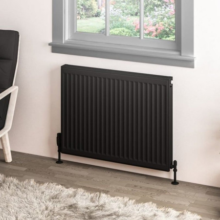 Eastbrook Type 11 600 x 800mm Compact Panel Radiator Matt Black