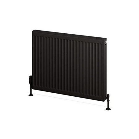 25.0072 Eastbrook Type 11 600 x 800mm Compact Panel Radiator Matt Black Cut Out