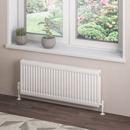 Eastbrook Type 21 400 x 1000mm Compact Panel Radiator Gloss White