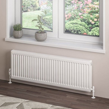 Eastbrook Type 21 400 x 1200mm Compact Panel Radiator Gloss White