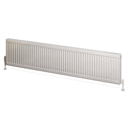 25.0089 Eastbrook Type 21 400 x 1800mm Compact Panel Radiator Gloss White Cut Out