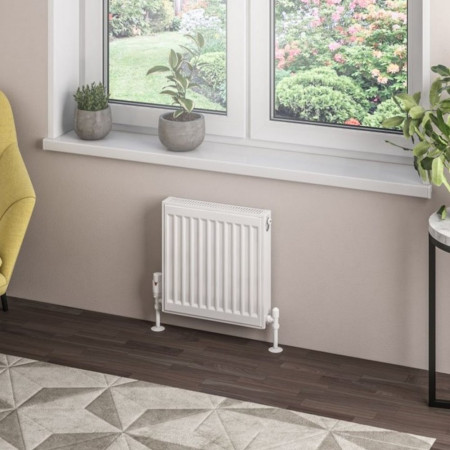 Eastbrook Type 21 400 x 400mm Compact Panel Radiator Gloss White