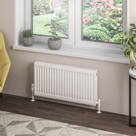 Eastbrook Type 21 400 x 800mm Compact Panel Radiator Gloss White