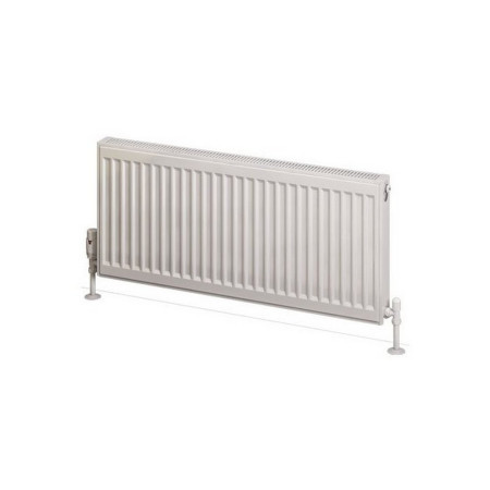 25.0083 Eastbrook Type 21 400 x 900mm Compact Panel Radiator Gloss White Cut Out