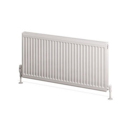 25.0097 Eastbrook Type 21 500 x 1000mm Compact Panel Radiator Gloss White Cut Out