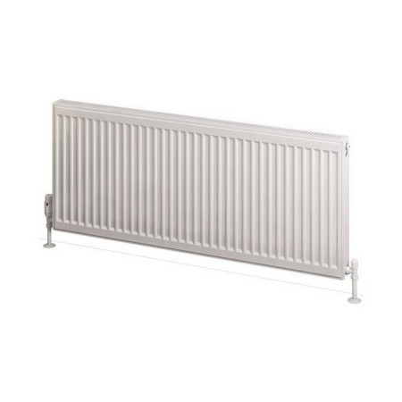 25.0099 Eastbrook Type 21 500 x 1200mm Compact Panel Radiator Gloss White Cut Out