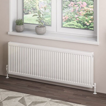 Eastbrook Type 21 500 x 1400mm Compact Panel Radiator Gloss White