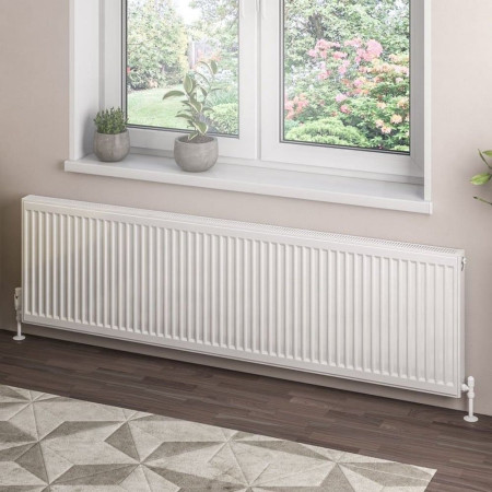 Eastbrook Type 21 500 x 1800mm Compact Panel Radiator Gloss White