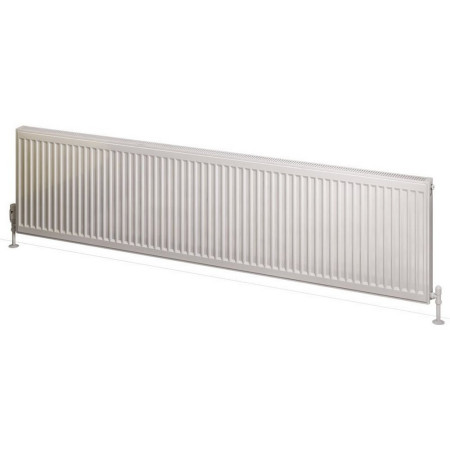 25.0103 Eastbrook Type 21 500 x 2000mm Compact Panel Radiator Gloss White Cut Out