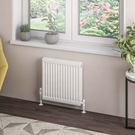 Eastbrook Type 21 500 x 500mm Compact Panel Radiator Gloss White