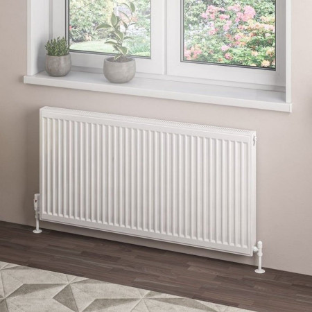 Eastbrook Type 21 600 x 1200mm Compact Panel Radiator Gloss White