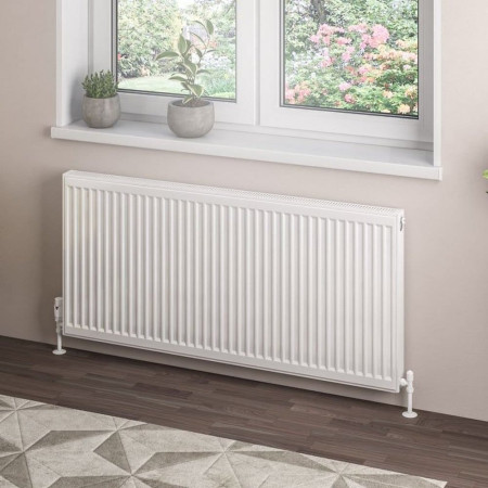 Eastbrook Type 21 600 x 1300mm Compact Panel Radiator Gloss White