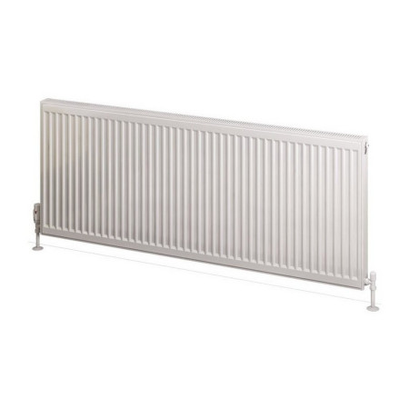 25.0115 Eastbrook Type 21 600 x 1500mm Compact Panel Radiator Gloss White Cut Out