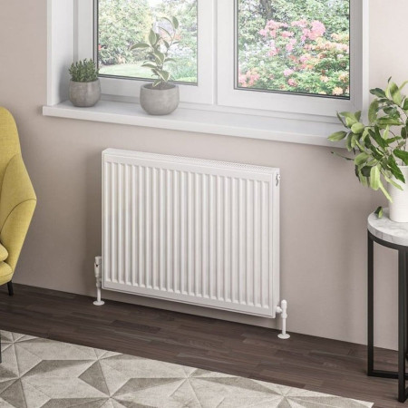 Eastbrook Type 21 600 x 800mm Compact Panel Radiator Gloss White
