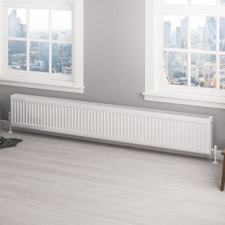Eastbrook Type 22 300 x 2000mm Compact Panel Radiator Gloss White