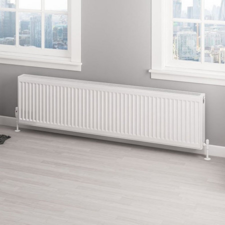 Eastbrook Type 22 400 x 1600mm Compact Panel Radiator Gloss White