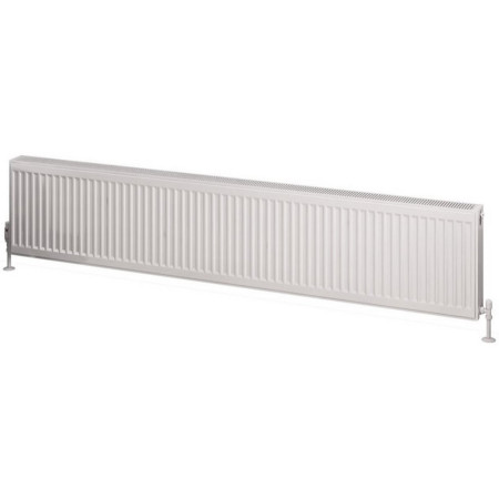 25.0155 Eastbrook Type 22 400 x 2000mm Compact Panel Radiator Gloss White Cut Out