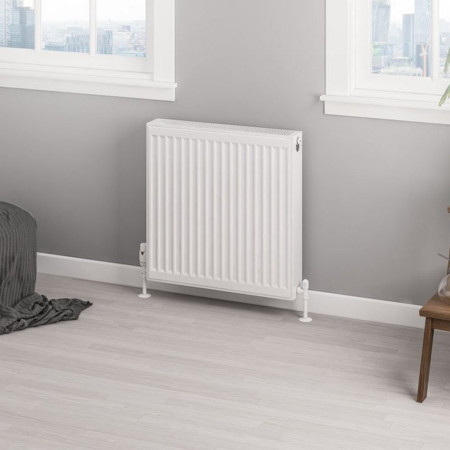 Eastbrook Type 22 600 x 600mm Compact Panel Radiator Gloss White