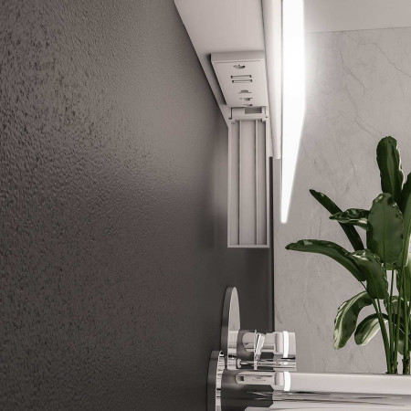 58.1015 Eastbrook Valverde 1200 x 700mm LED Bathroom Mirror USB and Shaver Socket