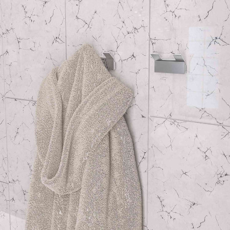 52.305 Eastbrook Vercelli Chrome Double Robe Hook Lifestyle