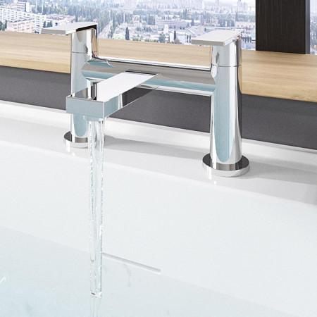 93.1034 Eastbrook Westbury Chrome Bath Filler Lifestyle