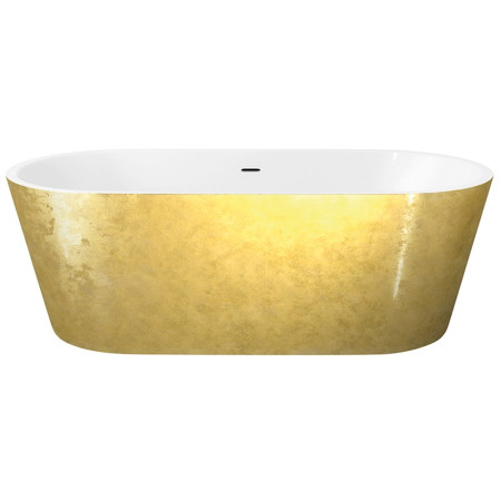 Elementa Blair 1800 x 820mm Gold Freestanding Bath