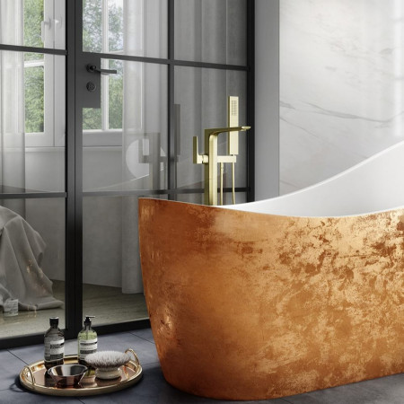 EA106CO Elementa Seriea 1720mm Copper Freestanding Slipper Bath (3)