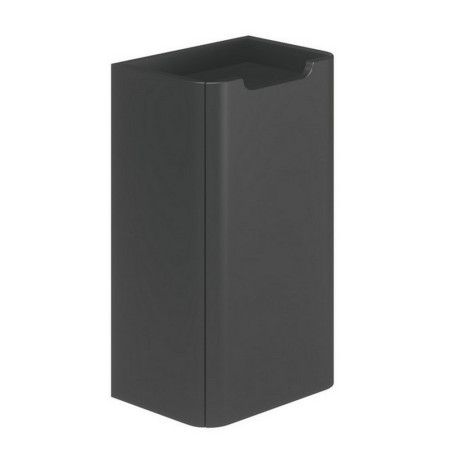 Essential Colorado 350mm Graphite Grey Wall Hung Small Boy Unit