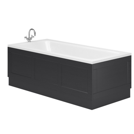 EF808GG Essential Maine 1700mm Graphite Grey Front Bath Panel