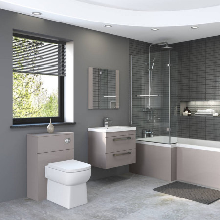 EF313CA Essential Nevada 750mm Cashmere End Bath Panel (2)