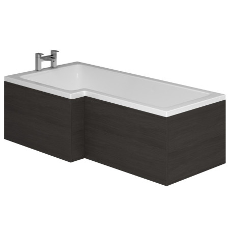 EF414DG Essential Vermont 1700mm Dark Grey L Shape Front Bath Panel (1)