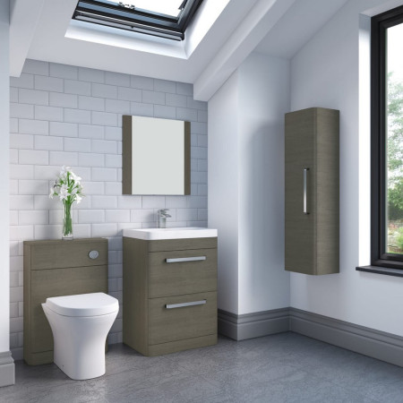 EF408DG Essential Vermont 600mm Dark Grey Mirror (2)