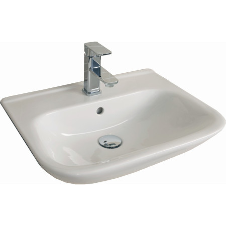Essential Violet 520mm 1TH Semi Recessed Basin