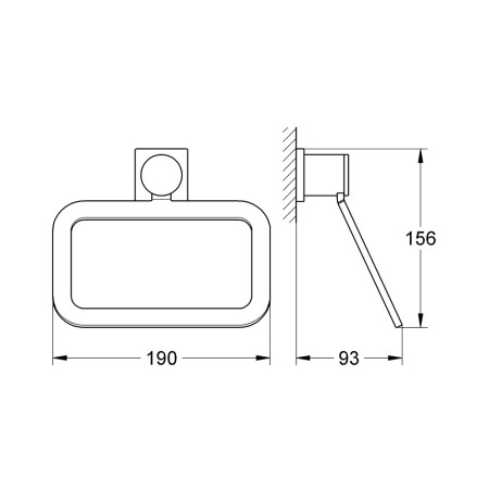 40339000 Grohe Allure Chrome Towel Ring (2)